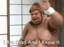 Sexy Sumo Wrestler Dance