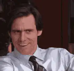 Jim Carrey as Bruce Wayne Saluting