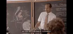 Professor asks if there is a dee-nice