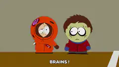 Zombie Kenny and Zombie Cartman
