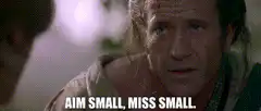 Aim Small Miss Small Mel Gibson