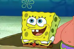SpongeBob rainbow sparkle