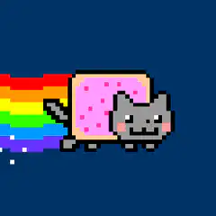Nyan Cat pixel art animation