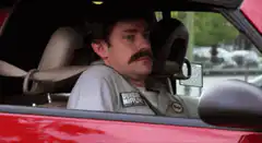 Ron Burgundy falls asleep in car