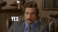 Ron Burgundy Yes