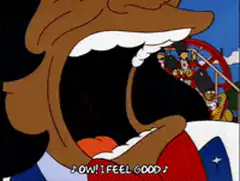 James Brown singing feel good