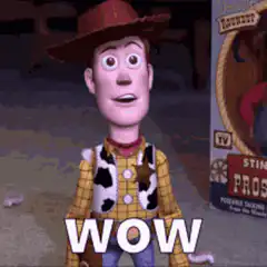 Woody Toy Story Wow Reaction