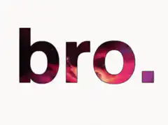 bro. text with galaxy fill