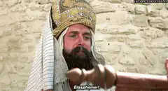 Blasphemer! Pointing Man