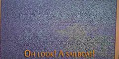 Dwight Schrute Magic Eye sailboat