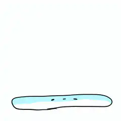 blue blob character bouncing