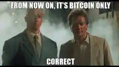 Arnold and Schwarzenegger Bitcoin Only Correct