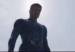 Ikaris shoots eye beams