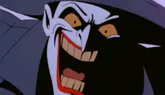 Joker laughing maniacally