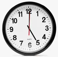 various analog clocks showing different times