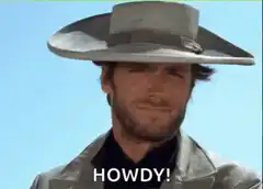 Clint Eastwood Howdy Hat Tip