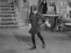 Wednesday Addams dancing with Morticia