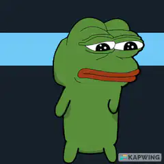 Pepe the Frog looking confused