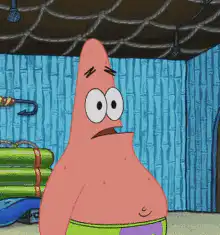 Patrick Star head smoking