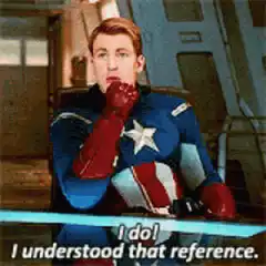 Captain America I understood that reference