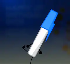 Happy Blue Marker Dancing