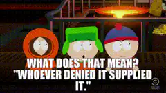 South Park miners confused by denial