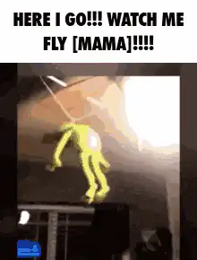 Here I Go Watch Me Fly Mama