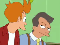 Fry and Zoidberg Awesome to the Max