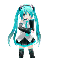 Hatsune Miku dancing