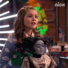 Girl holding a creepy doll