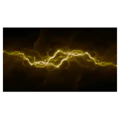 Yellow lightning bolt animation