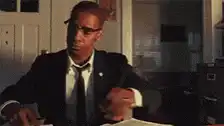 Detective Andre Benjamin facepalm