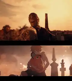 Zombie and Denji with Pochita