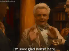 The Doctor says I'm sooo glad you're here