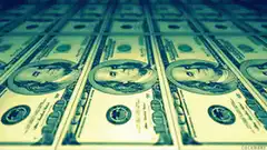 rows of hundred dollar bills