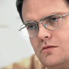 Dwight Schrute serious stare