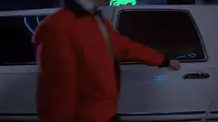 The Mask opens car door