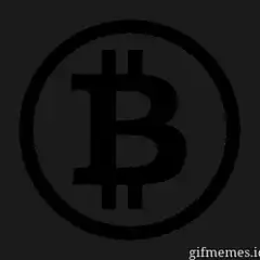 Bitcoin logo filling with green squares