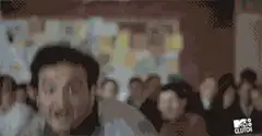 John Travolta excited dance
