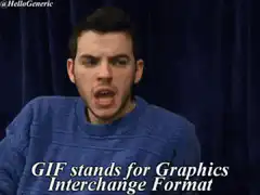 GIF stands for Graphics Interchange Format
