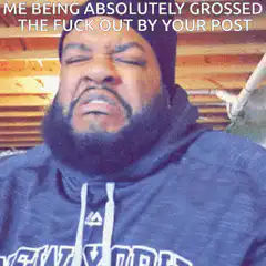 Man grossed out by post
