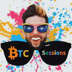 BTC Sessions logo with flashing lights