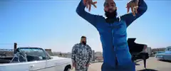 John Legend dancing on rooftop