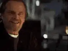 Jack Nicholson creepy smile
