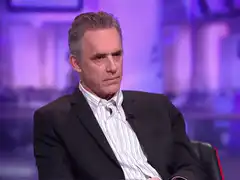 Jordan Peterson looking skeptical