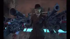 Mr. Freeze with gun suit