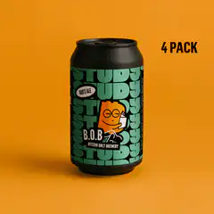 B.O.B. Bitcoin Only Brewery beer can