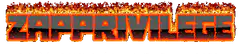 Zap Privilege burning logo