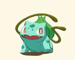 Bulbasaur dancing and swaying