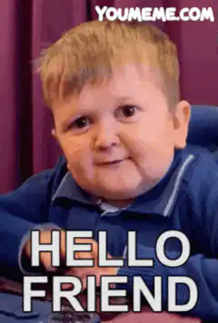 Hello Friend Kid Waving